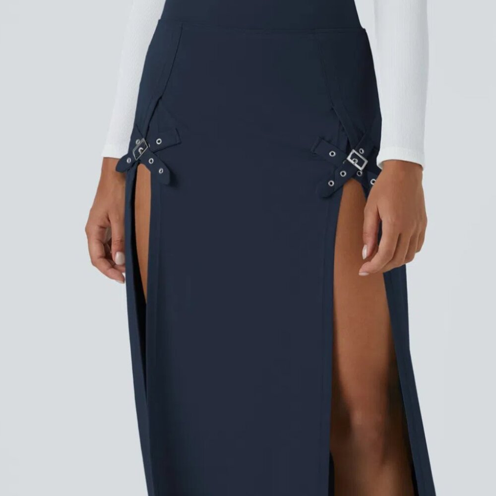HALARA SPLIT LEG SKIRT
